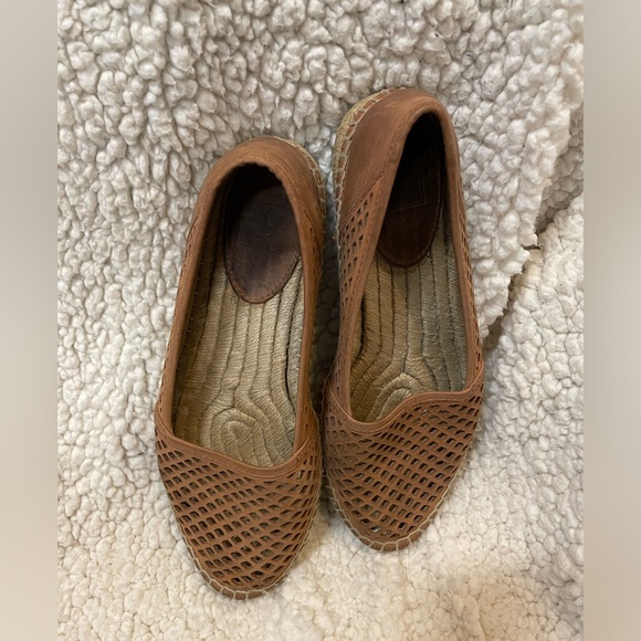 Frye Womens Brown Perforated Slip On Espadrille Flats Size US 9.5M - Picture 4 of 5